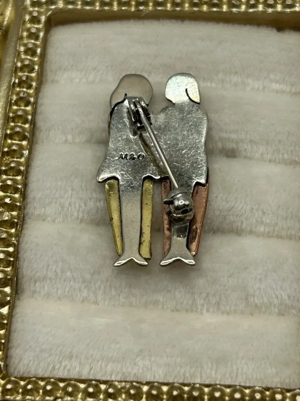 Far Fetched My 2 Beautiful Sisters  Tac Pin Friends Mima & Oly Mixed Metals